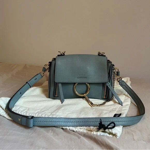 Chloe faye backpack cloudy blue 2025